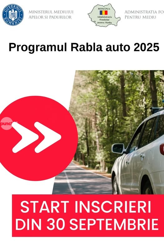 S-a anunțat data pentru înscrieri în programul Rabla Auto 2025 pentru persoane fizice