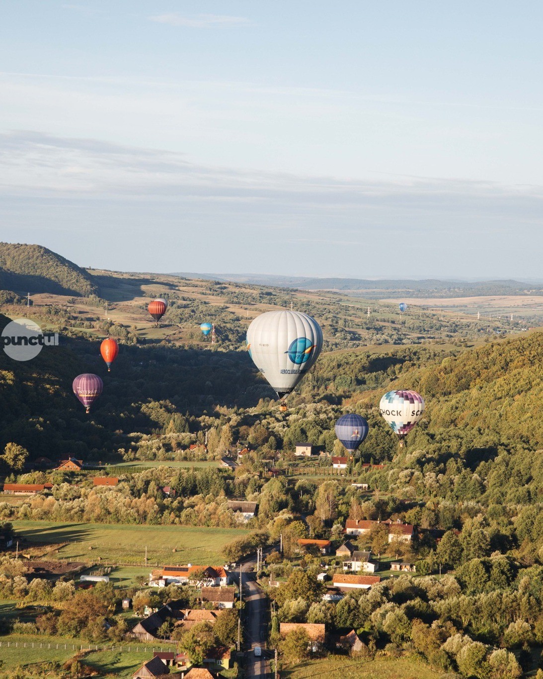 Baloanele cu aer cald au adus din nou momente de poveste la Mătrici