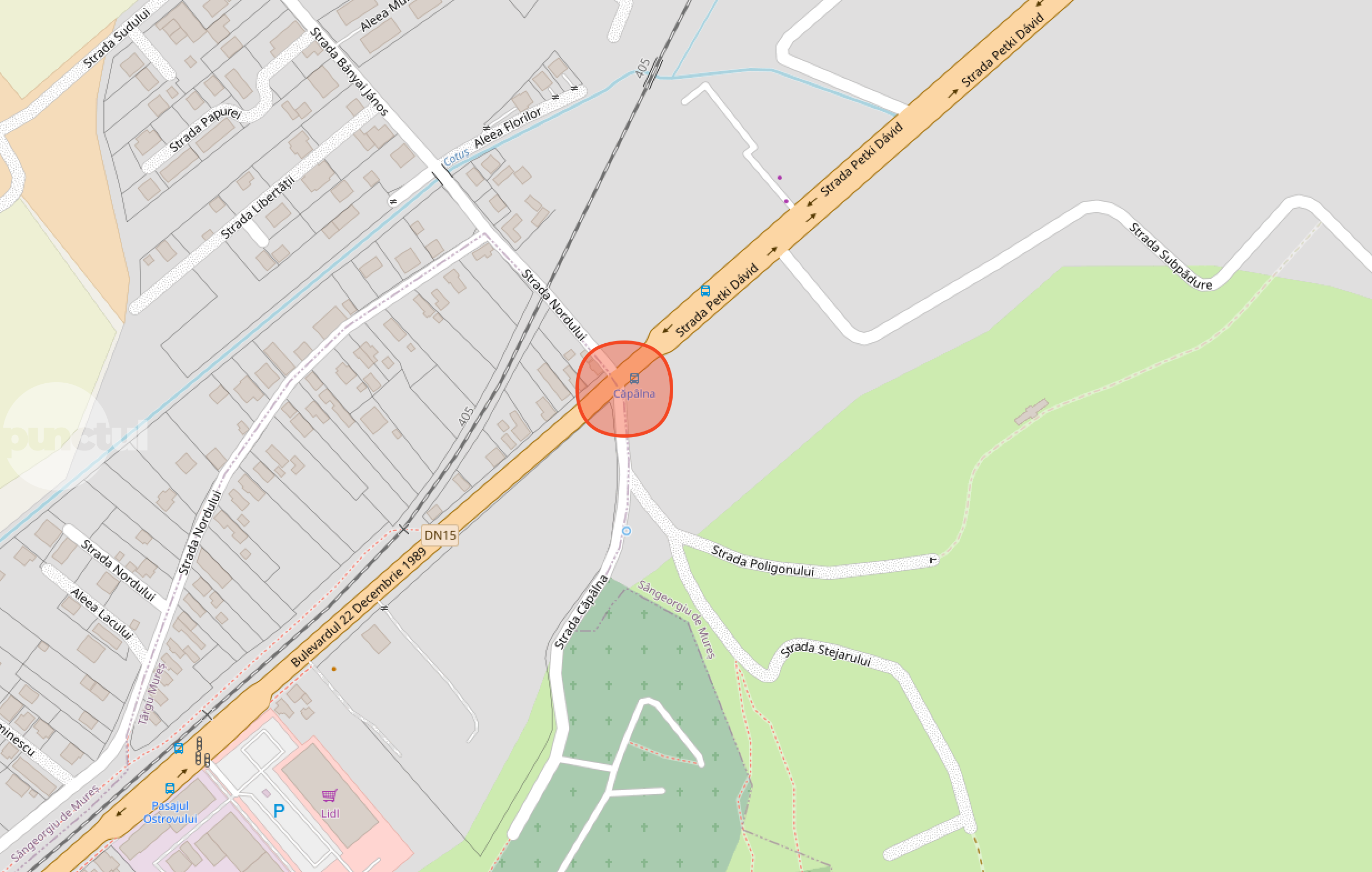 Primăriile Tg-Mureș și Sg. de Mureș vor instala un semafor la intersecția DN15 – str. Nordului