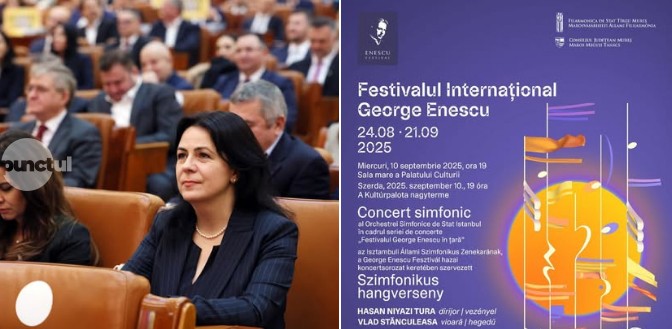 În premieră, mun. Târgu Mureș găzduiește concerte în cadrul Festivalului „George Enescu”. Iar Parlamentul celebrează geniul lui Enescu: 2025, anul său cultural