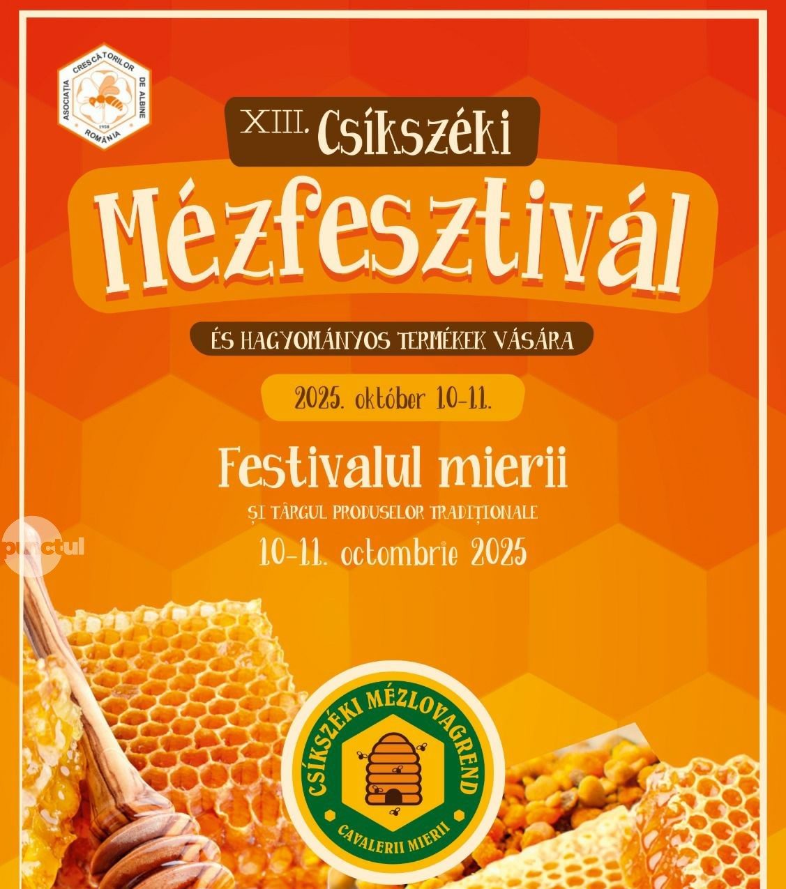 Festivalul Mierii din zona Ciucului și târg produselor tradiționale
