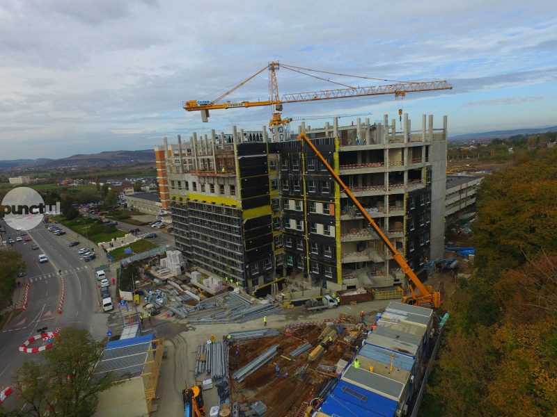 Avansează construcția Centrului Chirurgical Cardiovascular al Institutului de Urgență pentru Boli Cardiovasculare și Transplant Târgu Mureș