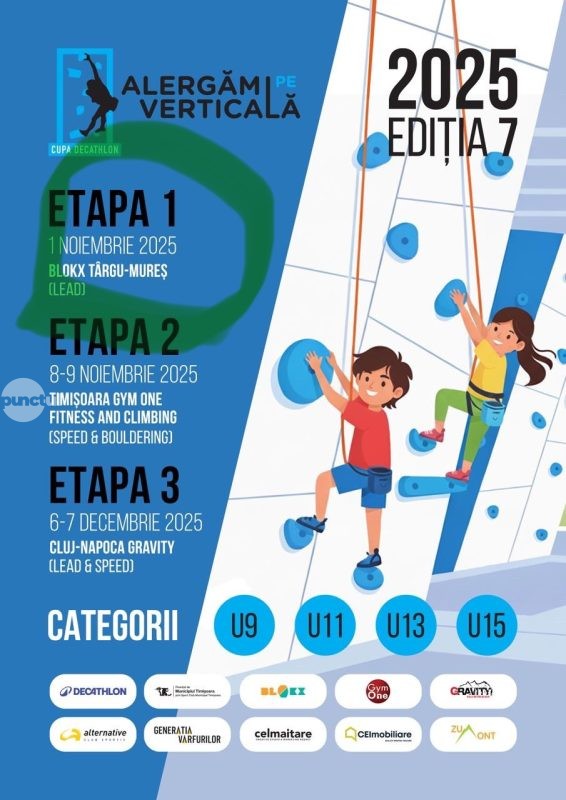 Cupa Decathlon „Alergăm pe Verticală”, sâmbătă la Târgu Mureș