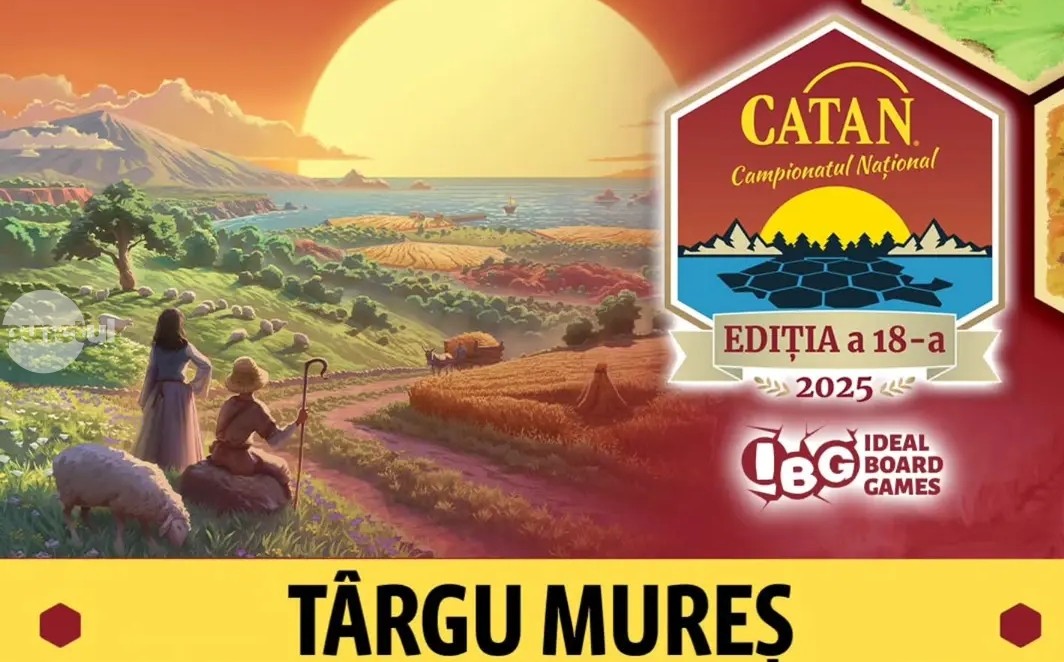 Campionatul Național Catan 2025 la Târgu Mureș