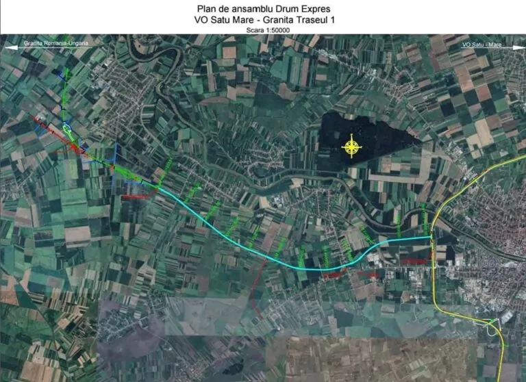 S-a semnat contractul pentru Drumul Expres Oar-Satu Mare legătura cu frontiera dintre România și Ungaria