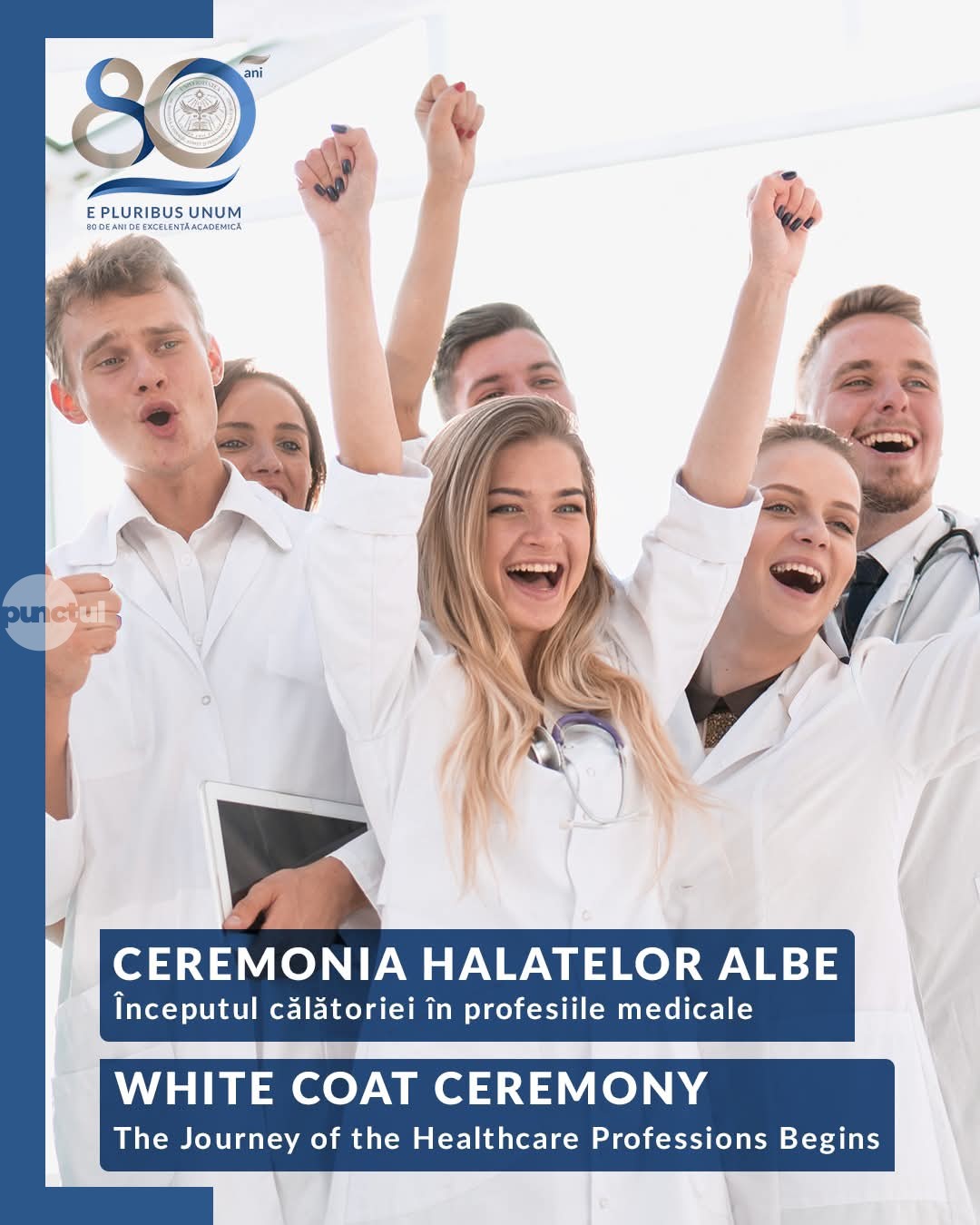 Ceremonia halatelor albe la UMFST