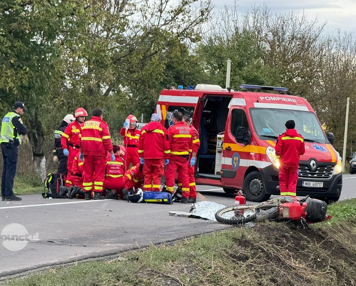 Au murit în accident la Stejeriș, comuna Acățari