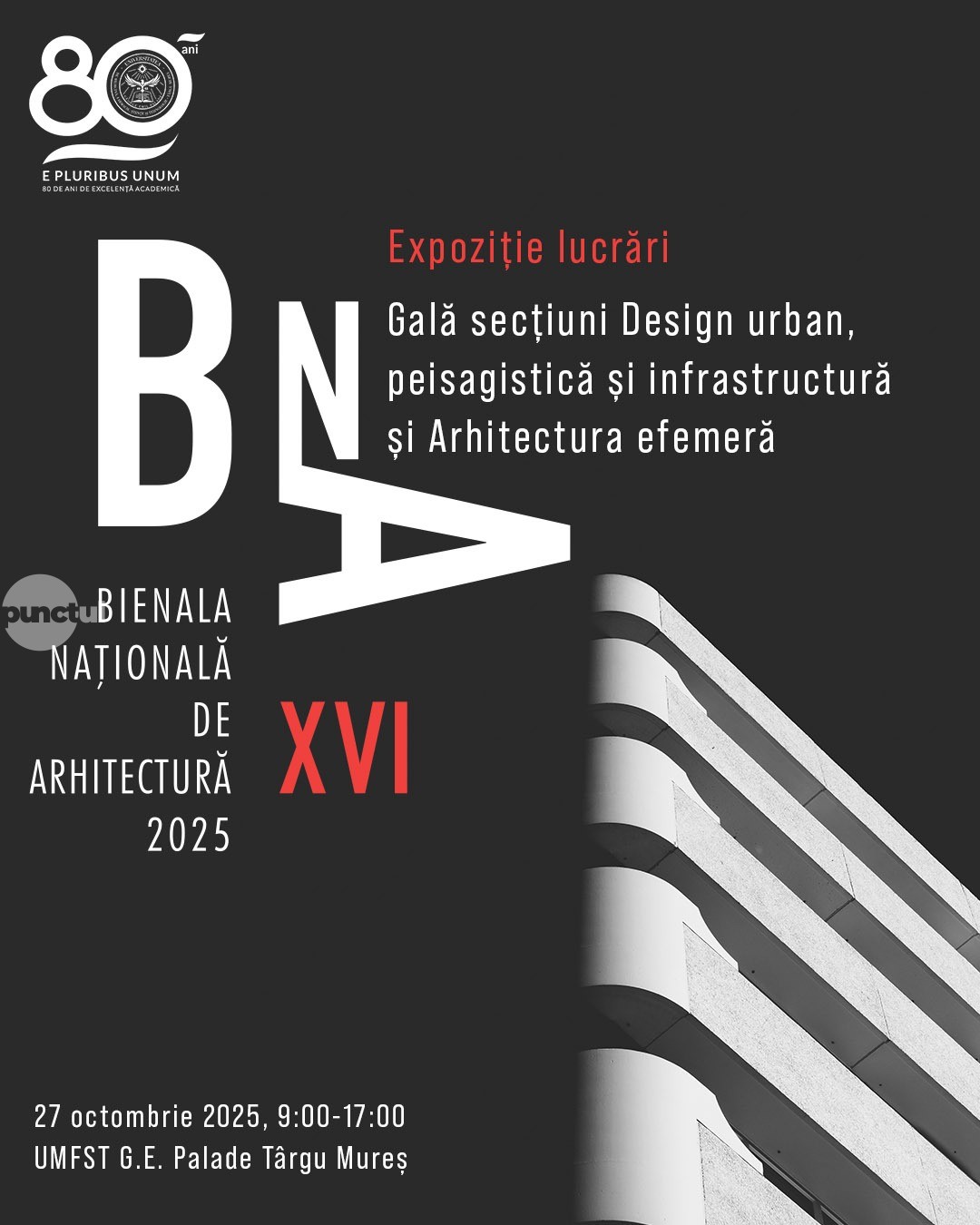Gala de premiere a proiectelor înscrise la Bienala Națională de Arhitectură la UMFST