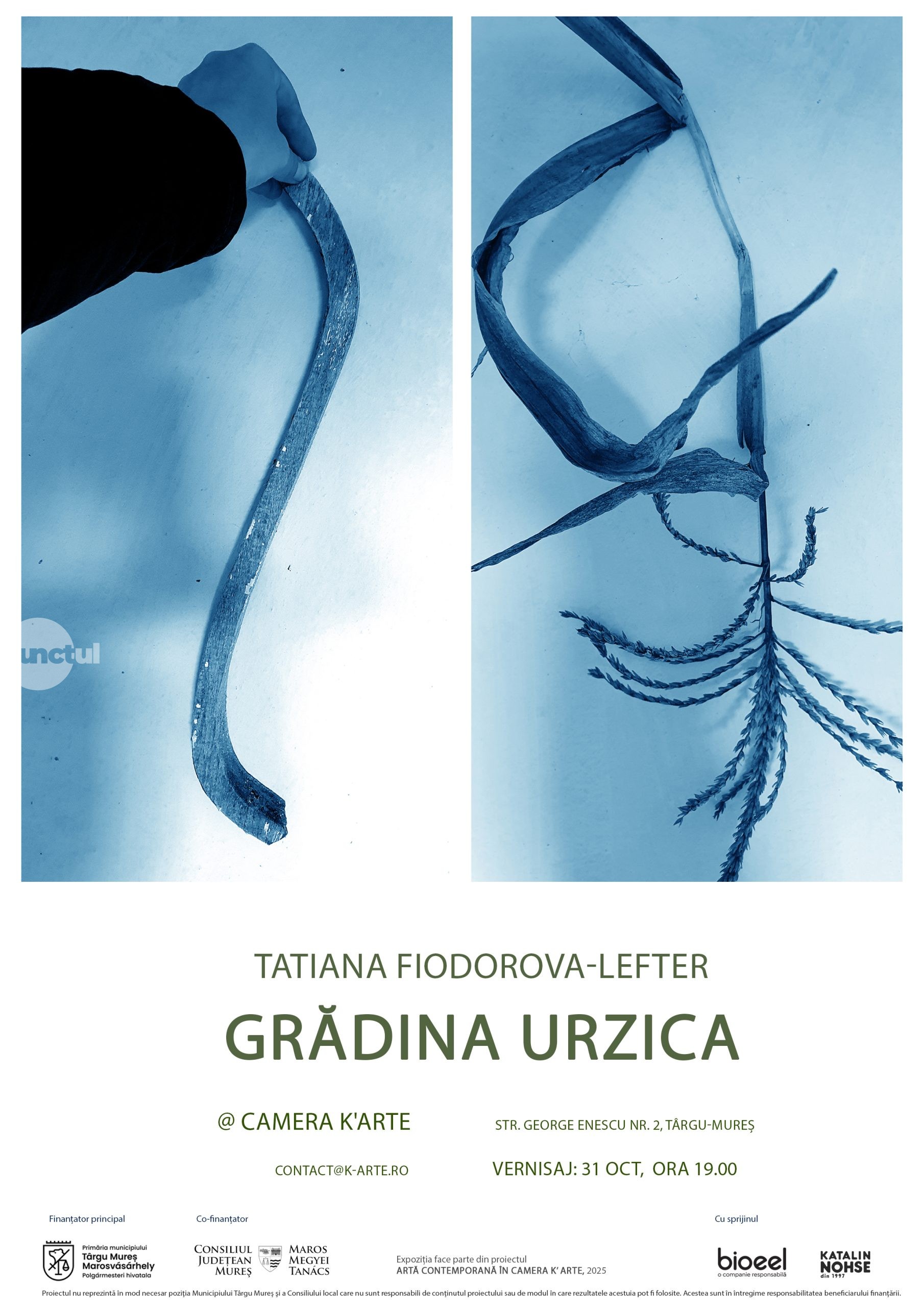 Vizitatorii expoziţiei „Grădina Urzica”, invitaţi să creeze un covor rotund, simbol al unităţii şi implicării comune