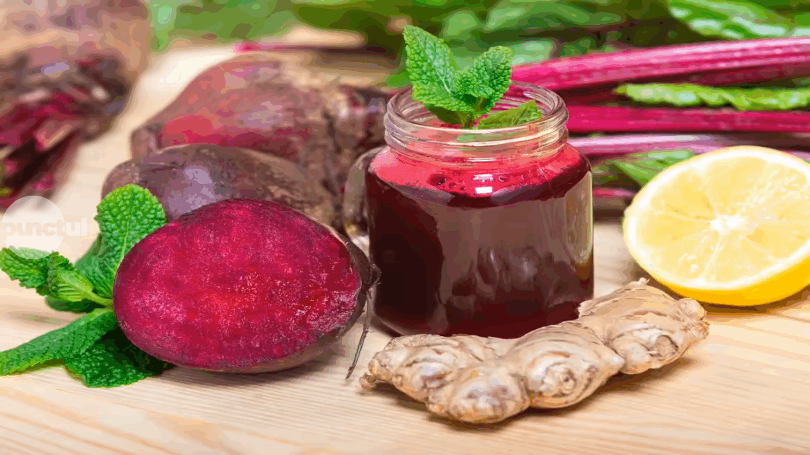 Sucul de sfeclă roșie cu ghimbir, antiinflamator pentru organism