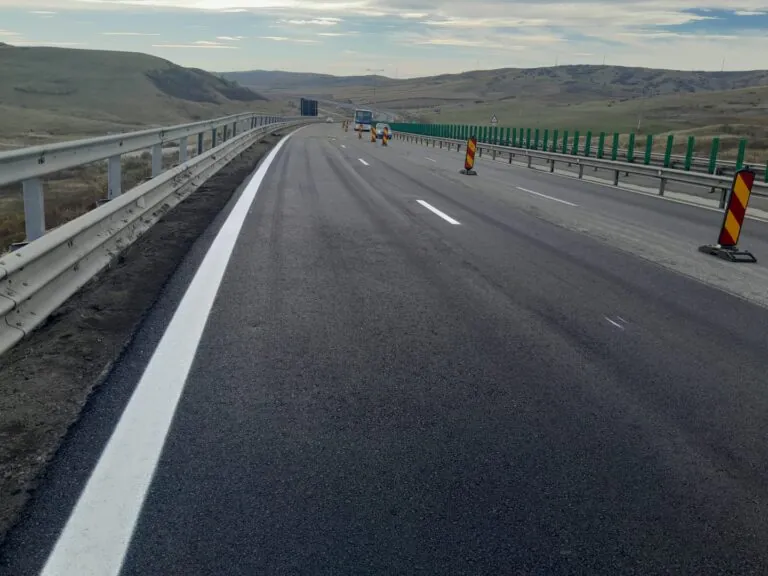 Surparea de pe A10 Sebeş – Turda, de la km 66, a fost remediată