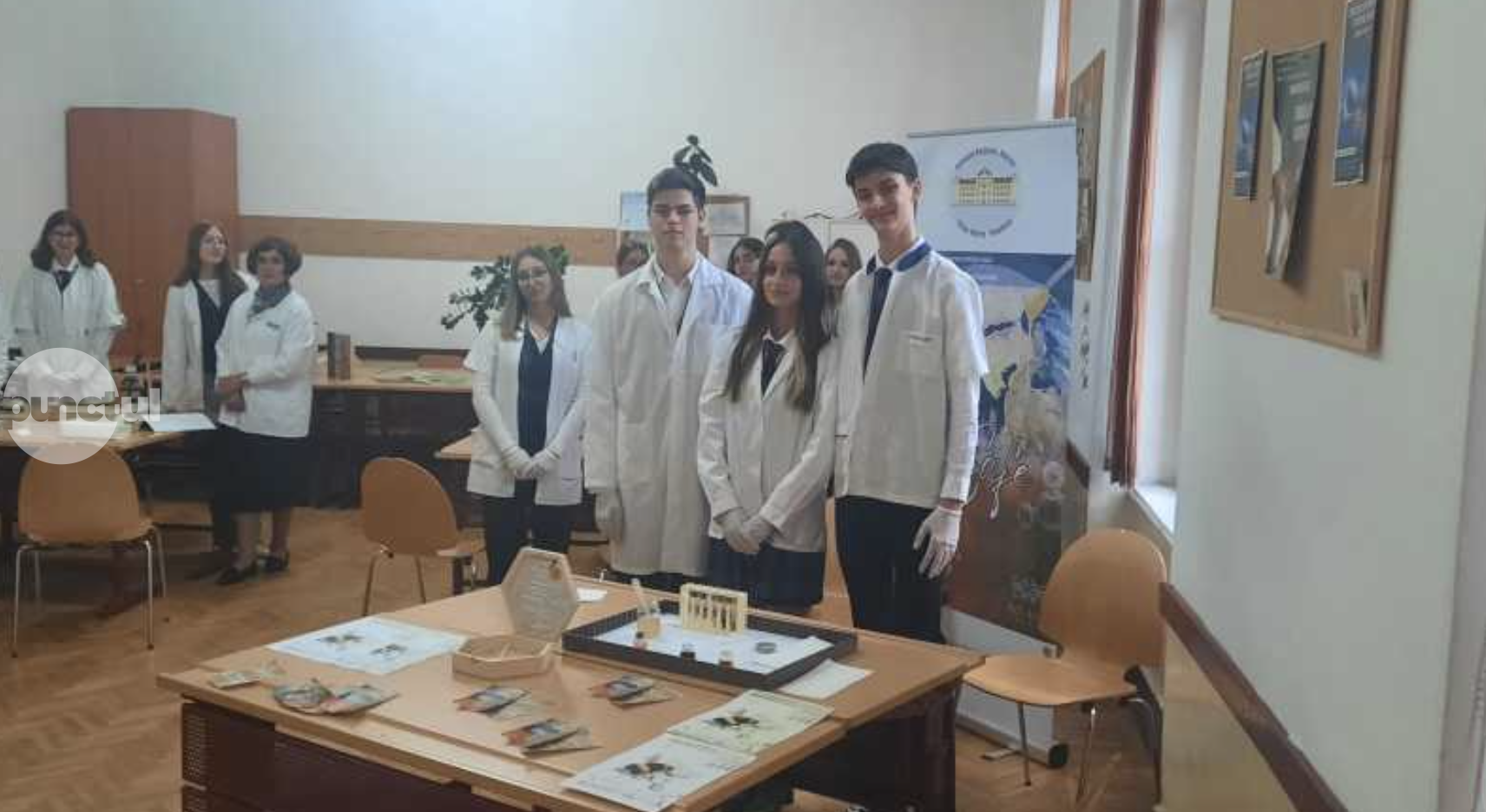 Kit de testare a mierii de albine, dezvoltat de trei elevi de la Colegiul Naţional „Unirea”