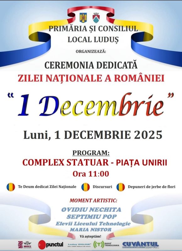 Ziua Națională sărbătorită la Luduș