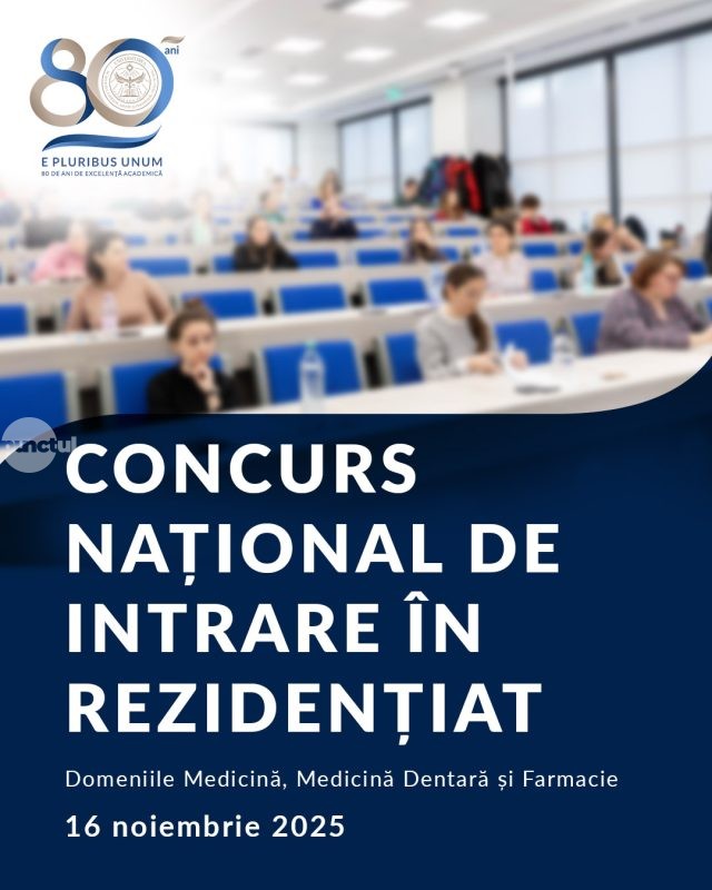 Peste 830 de candidați la Rezidențiat pentru Medicină, Medicină dentară și Farmacie