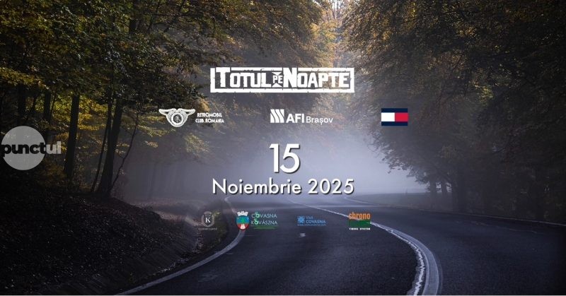 Raliul de Regularitate de Noapte pentru Vehicule Istorice „Totul pe Noapte” la Covasna!