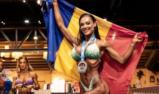 Andreea Sfîriac – vicecampioană mondială la Campionatul Mondial de Bikini Fitness din Spania