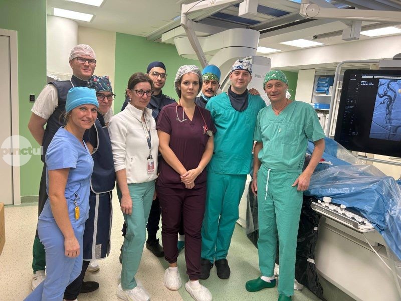 Dr.Mărginean Lucian, trei intervenții de stentare de carotidă la Miercurea Ciuc