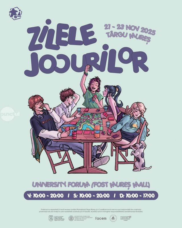 Zilele jocurilor (BGCON 2025) revin la Târgu Mureș