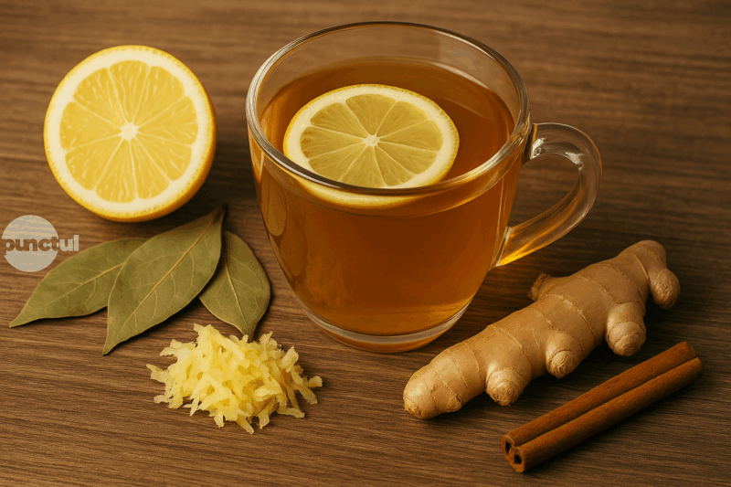 Fiertura care se bea seara și „spală” toxinele din corp peste noapte