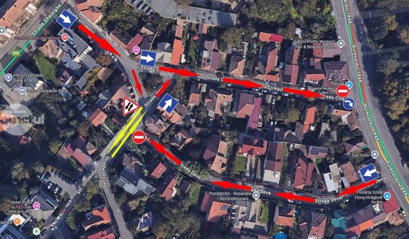 Se introduc sensuri unice noi pentru fluidizarea traficului