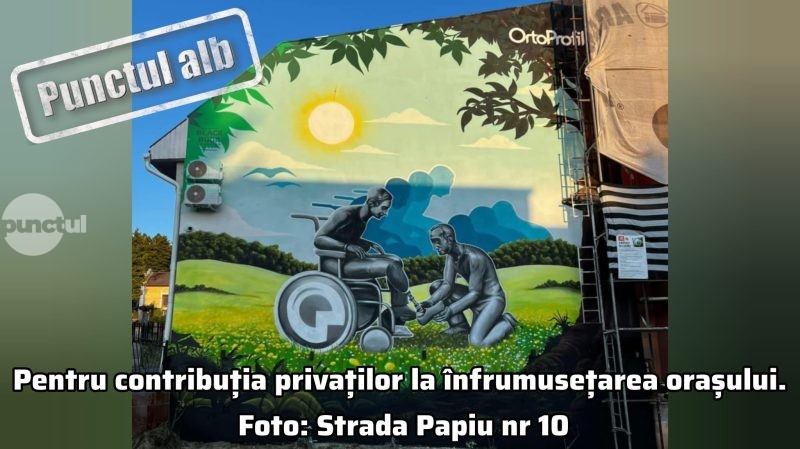 Punctul alb pentru contribuția privaților la înfrumusețarea orașului