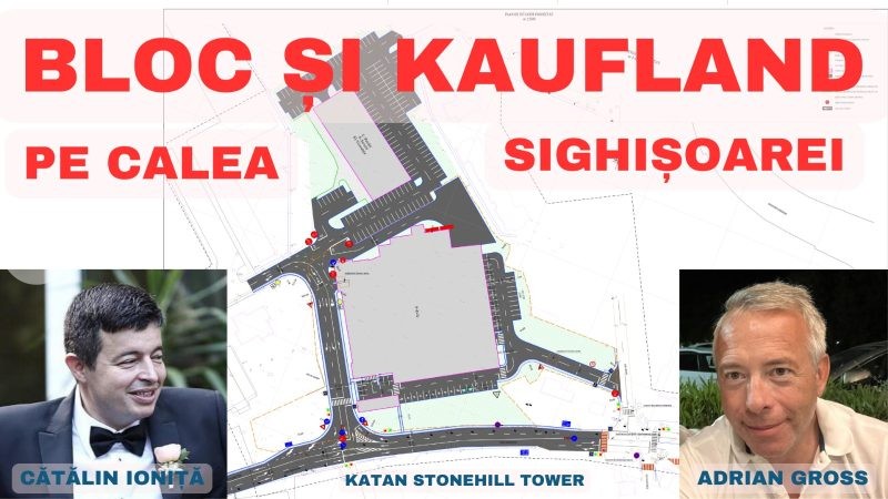 Proiect imobiliar major: magazin Kaufland și bloc de 9 etaje în pregătire pe Calea Sighișoarei