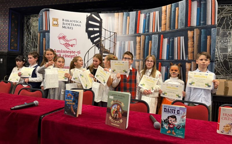 Biblioteca Județeană și-a premiat tinerii cititori. 54 de copii în finala „Bătăliei Cărților” cat. 8-10 ani