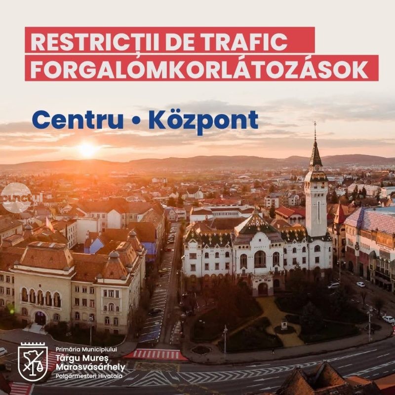 Restricții de trafic pentru Târgul de Crăciun