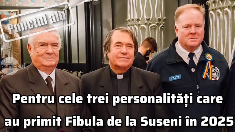 Punctul alb pentru cele trei personalități care au primit Fibula de la Suseni în 2025