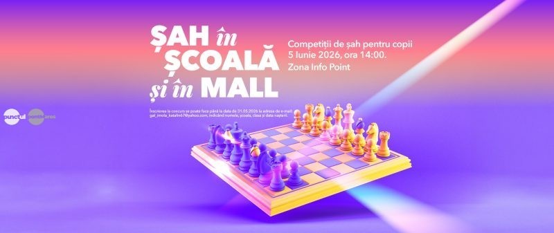 Shopping City Târgu Mureș devine scena tinerilor pasionați de șah