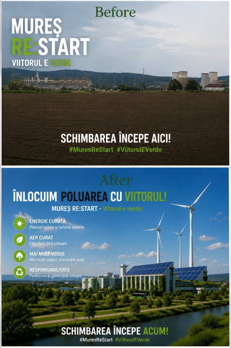 Concurs pentru liceeni. MUREȘ RE:START – Viitorul e verde!”. Propunerea Amaliei Lup de la Liceul Tehnologic Iernut