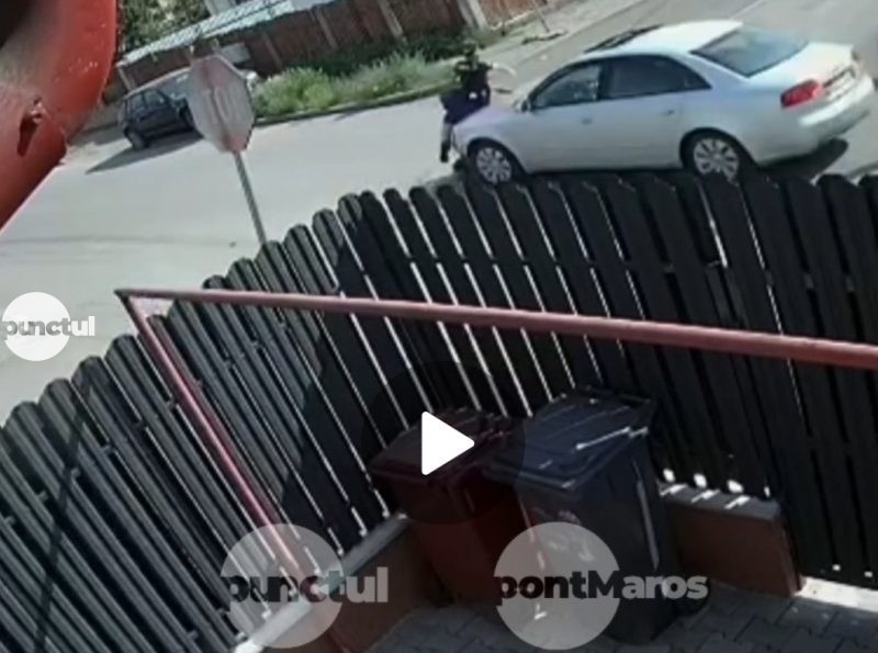 Rețeta unui dezastru: trotinetă de viteză în mâinile unui …. copil! (Video)