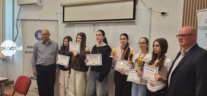 Rezultatele campionatului Național Școlar de șah organizat la Liceul Teoretic „Gheorghe Marinescu”