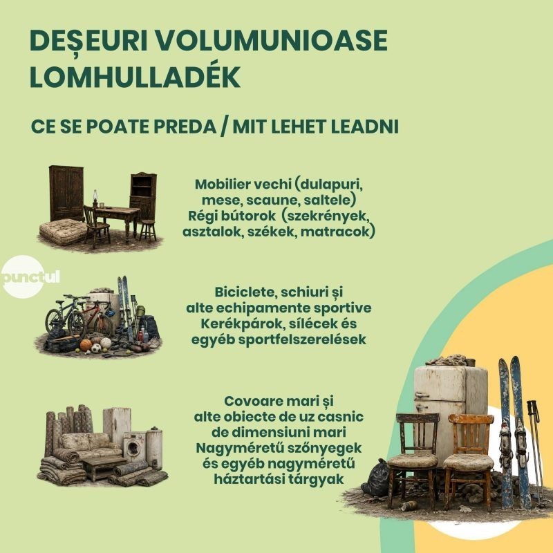 Continuă campania de colectare a deșeurilor voluminoase, textile și periculoase în Târgu Mureș!