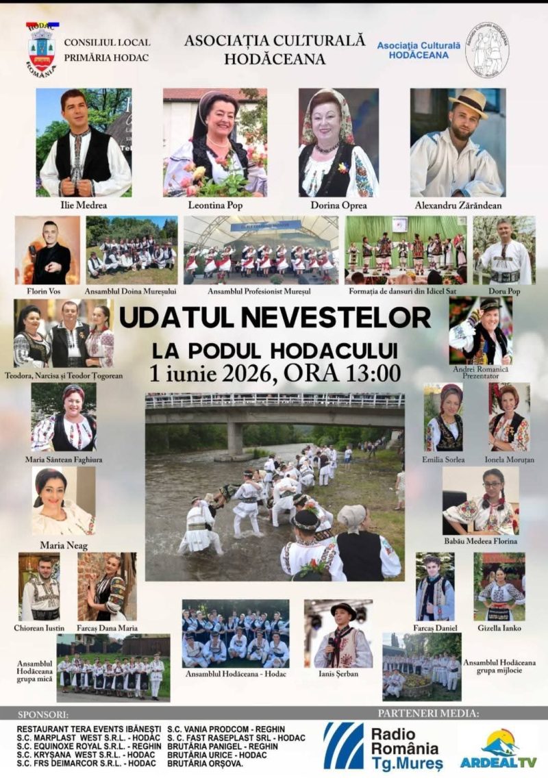 „Udatul Nevestelor”, pe 1 iunie, la Podul Hodacului