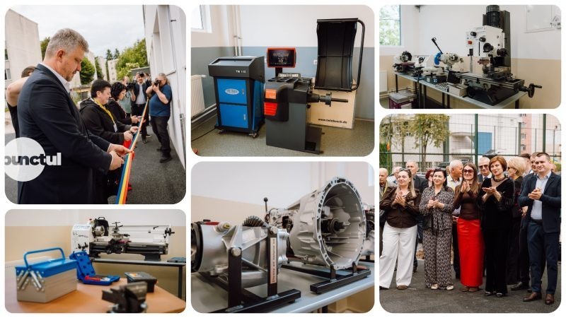 Liceul Tehnologic „Gheorghe Șincai” din Târgu Mureș a inaugurat noul atelier auto și a marcat 50 de ani de existență