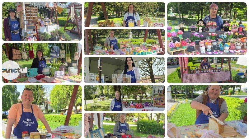 Producătorii locali și meșteșugarii îi așteaptă pe reghineni în Parcul Central