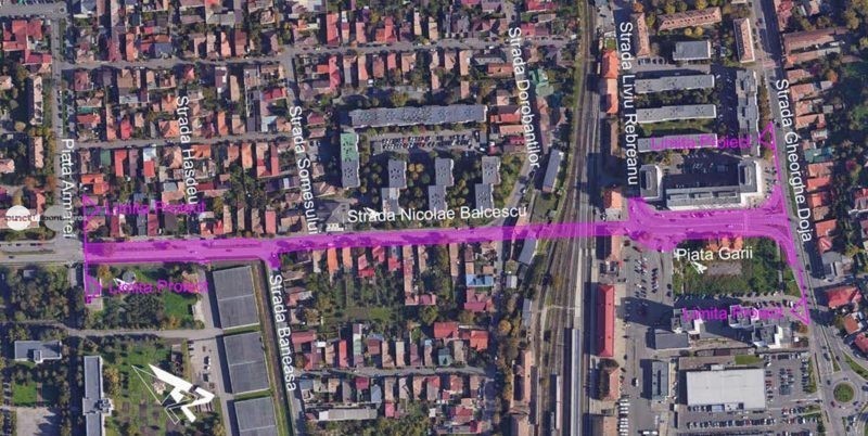 Pasajul din Piața Gării – Bălcescu ar putea costa orașul peste 84 de milioane de euro