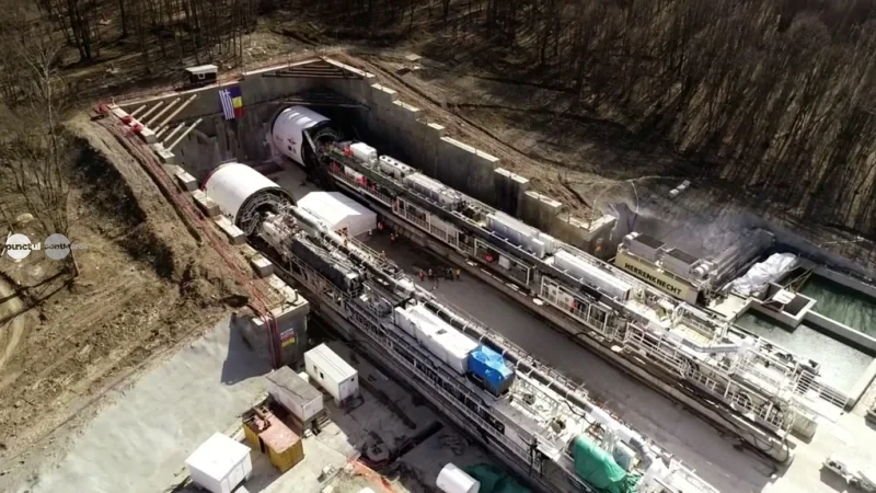 Lucrările la calea ferată Brașov-Sighișoara au ajuns la aproape 60% (video)
