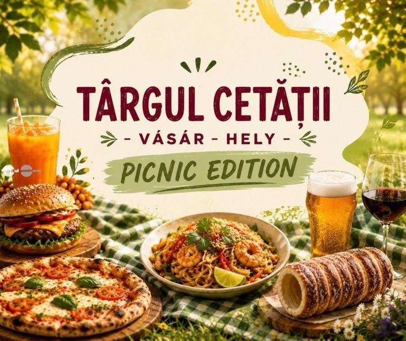 Picnic Edition aduce mâncare locală și internațională pe Bulevardul Cetății din Târgu Mureș