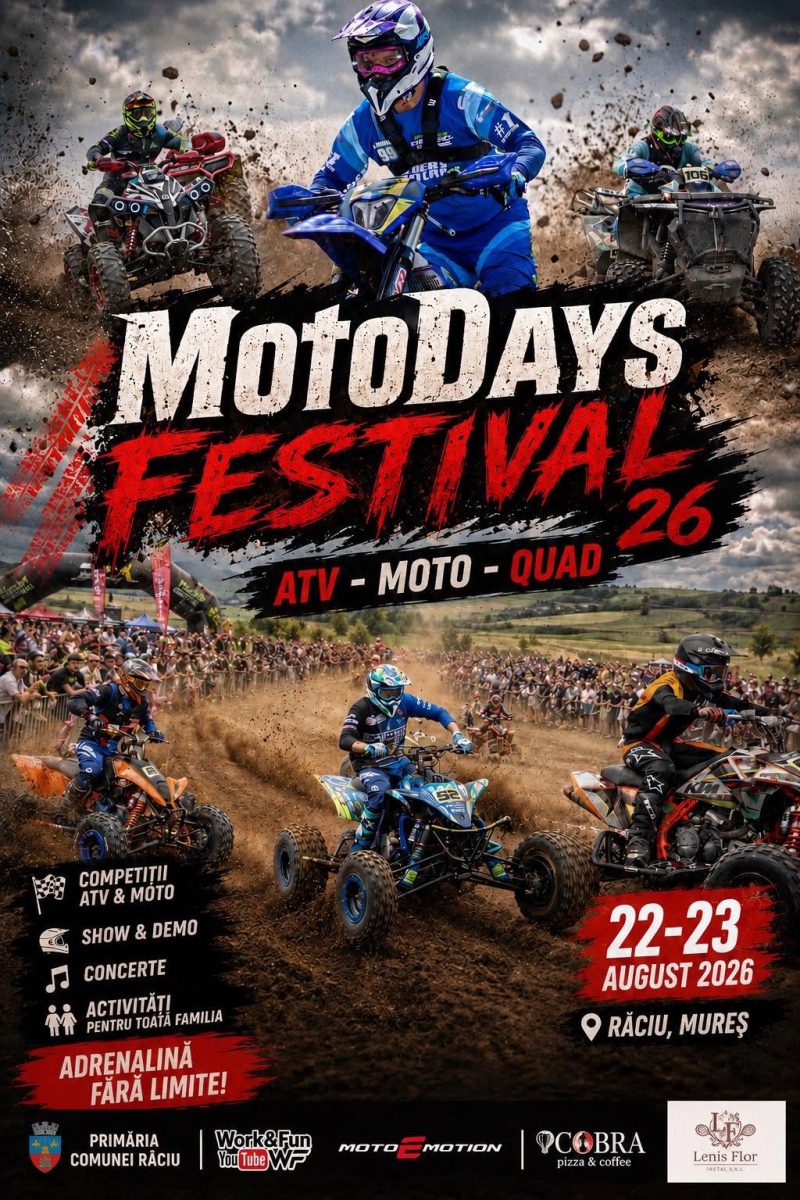 MotoDays Festival revine la Râciu: două zile de enduro și motocross la ediția aniversară cu numărul 5
