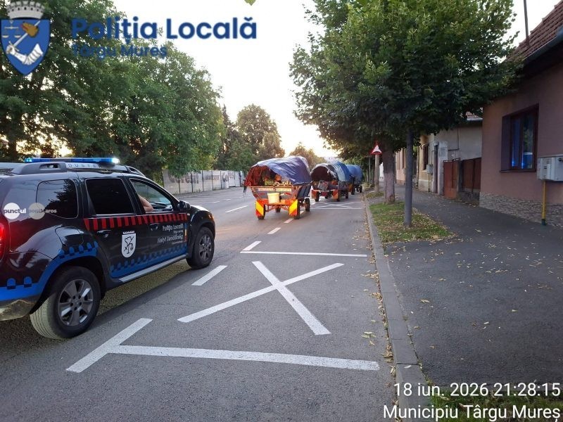 „Coloană oficială” din Cluj în pelerinaj prin Târgu Mureș