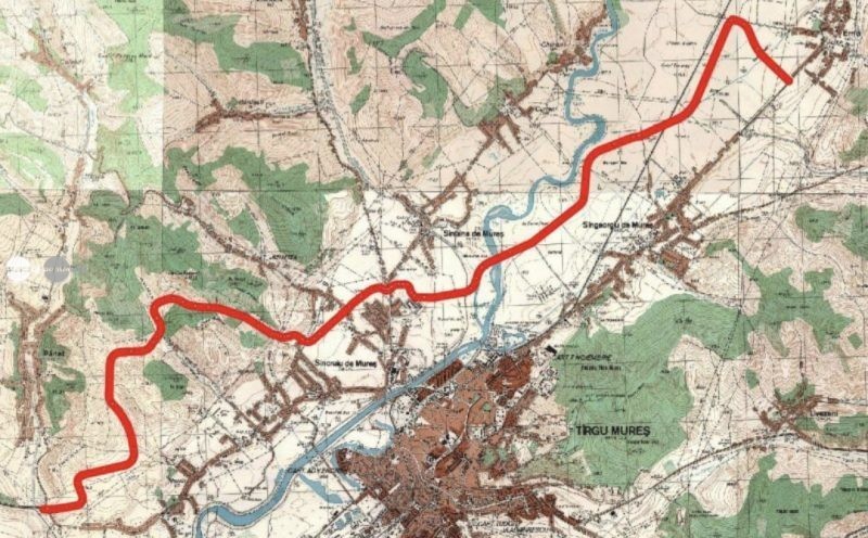 Centura care vrea să scoată traficul din Târgu Mureș: 19,6 km, tuneluri și pasaje, pe masa CJ