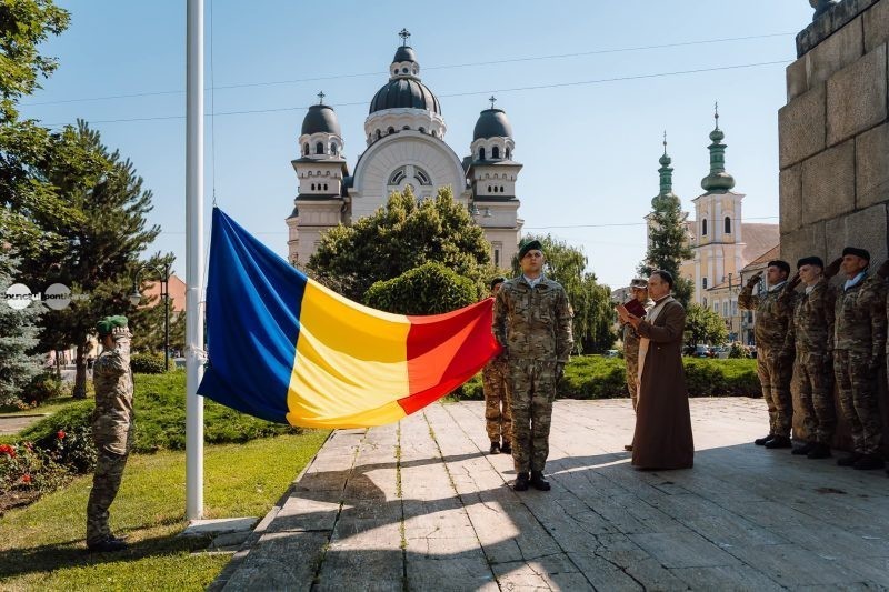 Târgu Mureș a celebrat astăzi Ziua Drapelului Național al României