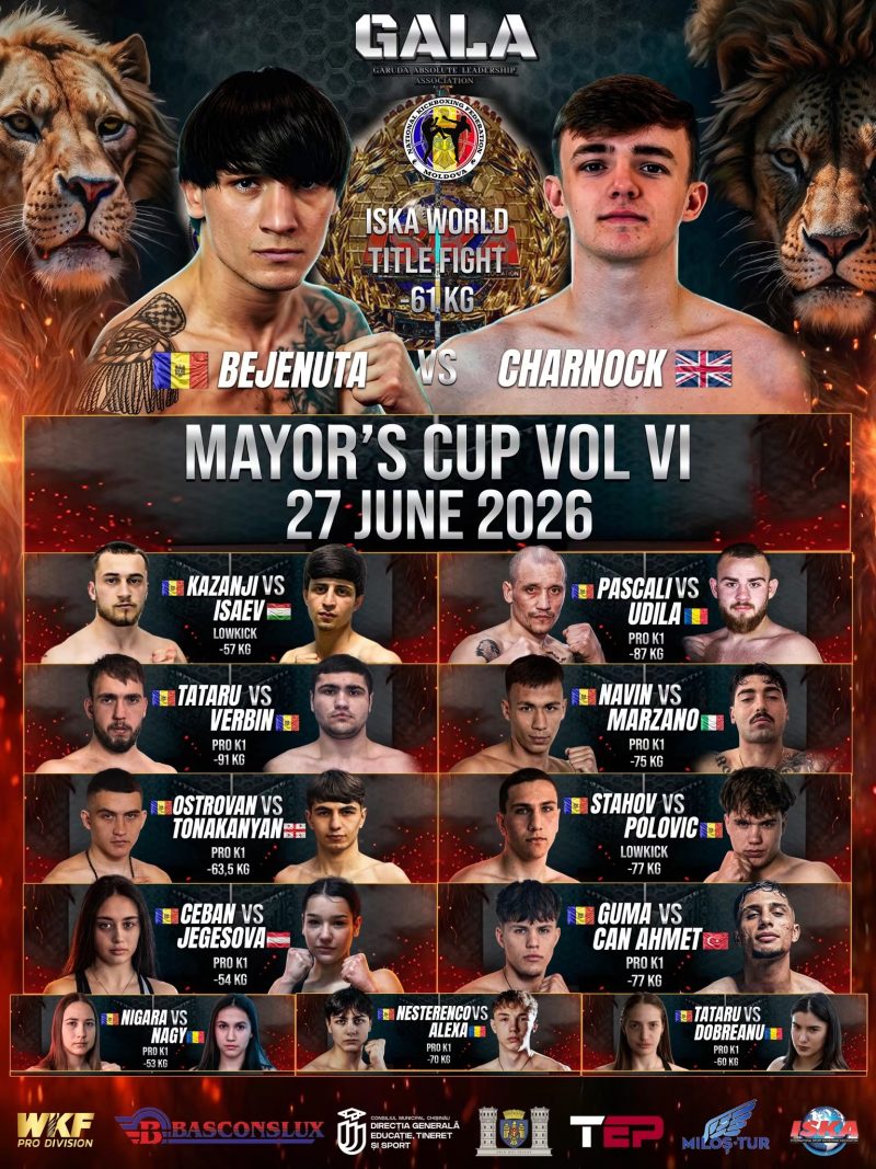 Sportivii Udila Raul și Filep Dominik reprezintă România la competiții internaționale de kickboxing, la Chișinău