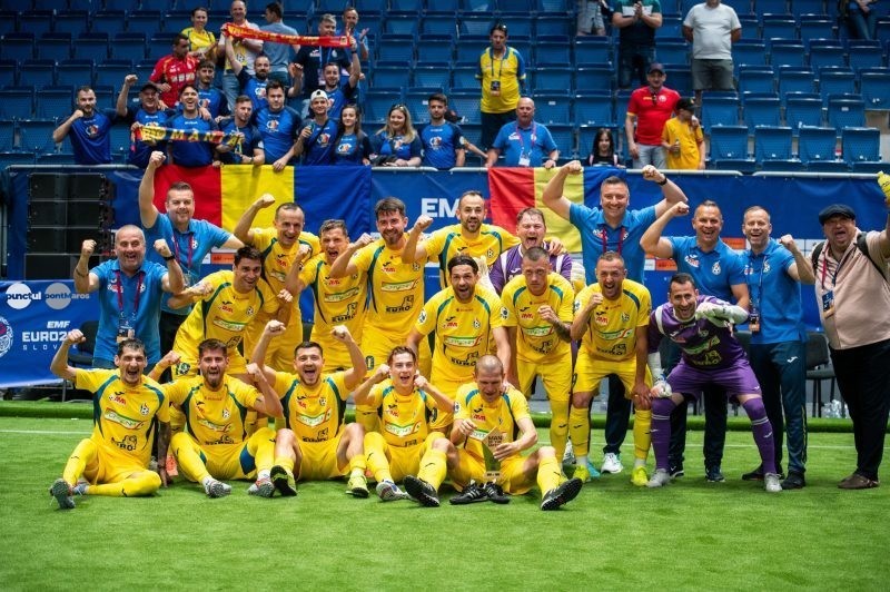Naționala de minifotbal a României, construită pe scheletul FC Nova Vita Târgu-Mureș, în optimile de finală ale Campionatului European