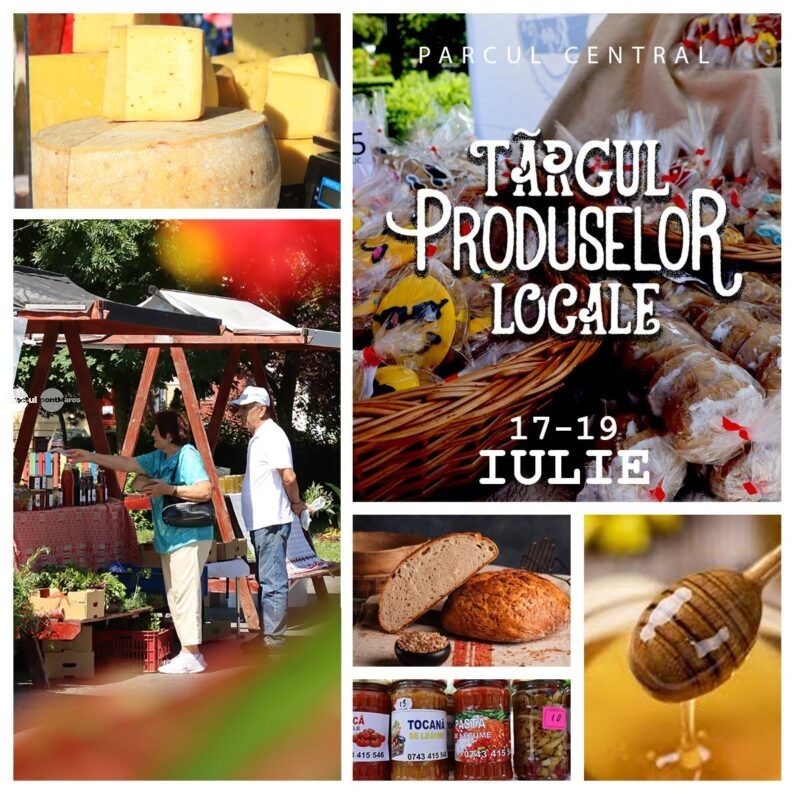 Târgul Producătorilor Locali revine în Parcul Central din Reghin