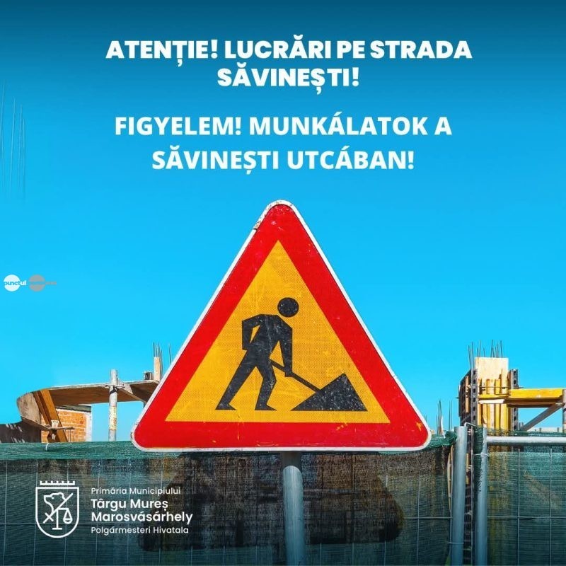 Încep lucrările de reabilitare pe strada Săvinești