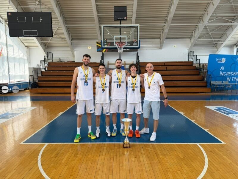 CSU Targu Mureș, campioană națională la Baschet 3×3 masculin!