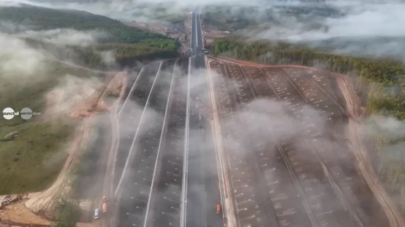 (Video) Autostrada A3 Transilvania. Un nou lot va fi dat în trafic luna viitoare